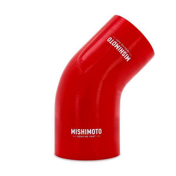 Mishimoto - Mishimoto Mishimoto 45-Degree Silicone Transition Coupler, 3.00-in to 3.75-in, Red - MMCP-R45-30375RD