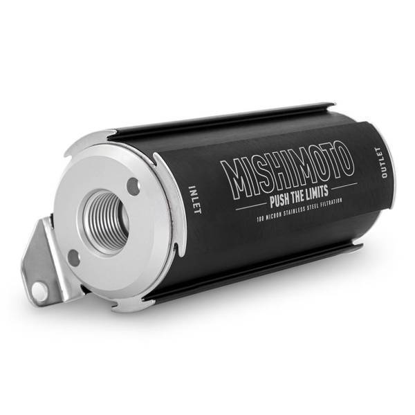 Mishimoto - Mishimoto Mishimoto High-Performance -10AN Fuel Filter, 100-Micron Stainless-Steel Insert - MMFF-ST-S100