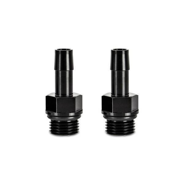 Mishimoto - Mishimoto Mishimoto M16x1.5 to 3/8" Hose Barb Aluminum Fittings, Pack of 2 - MMFT-M16-38BK