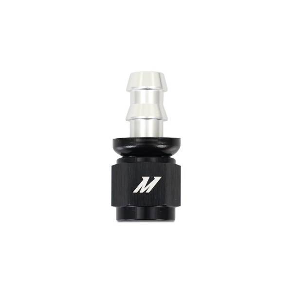 Mishimoto - Mishimoto Mishimoto Push-Lock Fitting, -6AN, Straight - MMFT-PL-6S