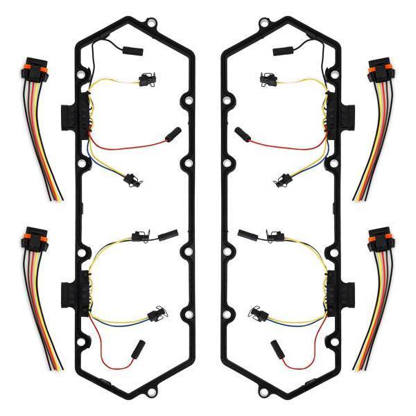 Mishimoto - Mishimoto Glow Plug Harness - Valve Cover Gasket Set, fits Ford Powerstroke 7.3L 1994-1997 - MMGH-F2D-94