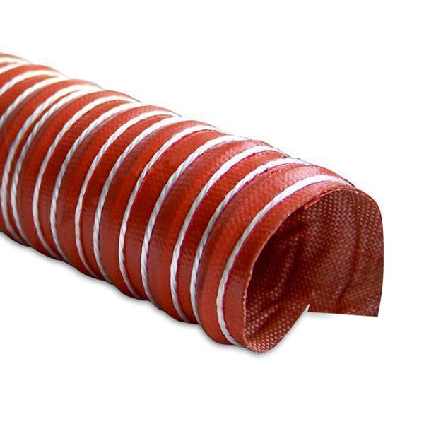 Mishimoto - Mishimoto Heat Resistant Silicone Ducting, 2in x 12' - MMHOSE-D2