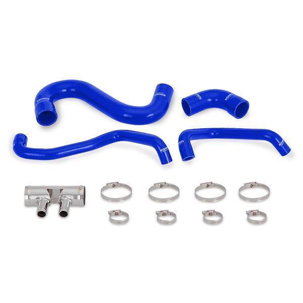 Mishimoto - Mishimoto Ford Mustang GT Silicone Lower Radiator Hose, 2015+ , Blue - MMHOSE-MUS8-15LBL