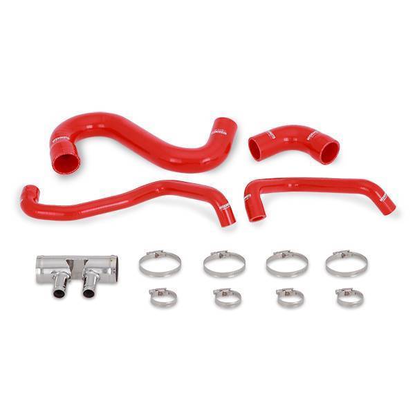 Mishimoto - Mishimoto Ford Mustang GT Silicone Lower Radiator Hose, 2015+, Red - MMHOSE-MUS8-15LRD