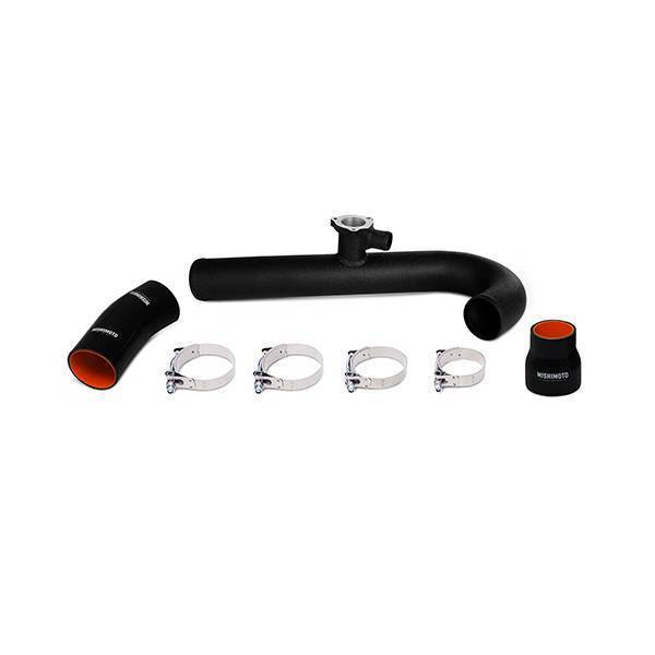 Mishimoto - Mishimoto Ford Mustang EcoBoost Hot-Side Intercooler Pipe Kit, 2015-2023 Wrinkle Black - MMICP-MUS4-15HWBK