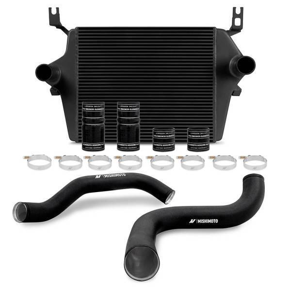 Mishimoto - Mishimoto Ford 7.3L Powerstroke Intercooler Kit, 1999-2003 Black Cooler, Black Pipes - MMINT-F2D-99KBKBK