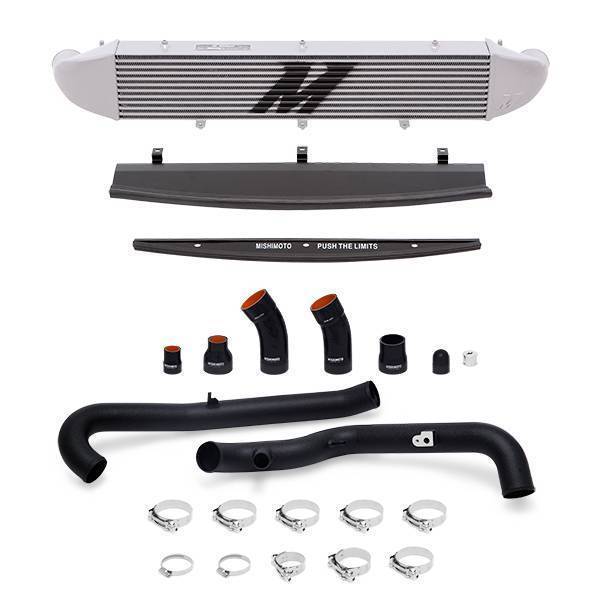 Mishimoto - Mishimoto Ford Fiesta ST Performance Intercooler Kit, 2014-2019 Black Pipes, Silver Cooler - MMINT-FIST-14KBSL