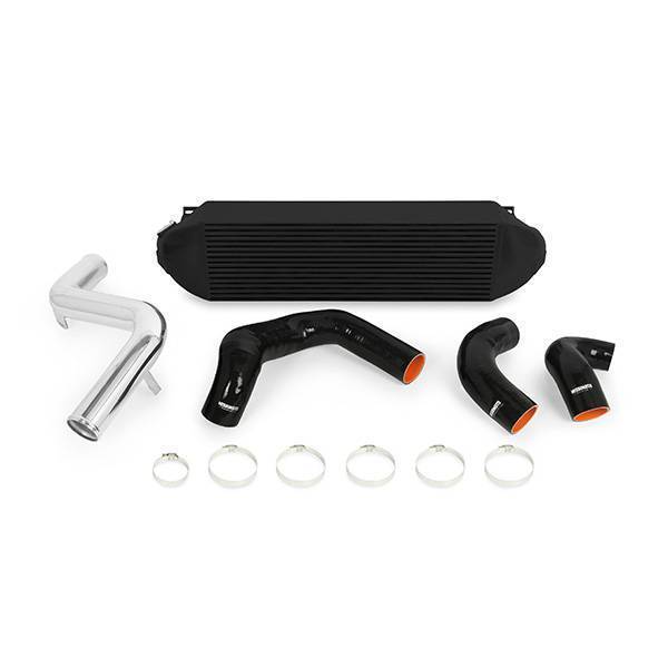 Mishimoto - Mishimoto Ford Focus ST Intercooler Kit, 2013-2018, Black Cooler, Polished Pipes - MMINT-FOST-13KPBK