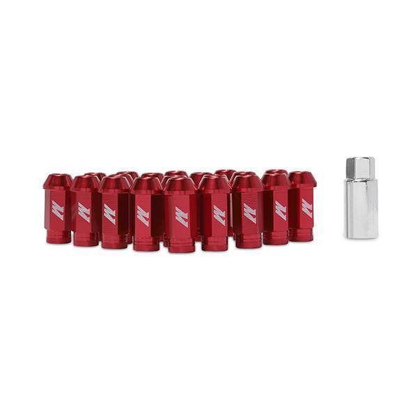 Mishimoto - Mishimoto Mishimoto Aluminum Locking Lug Nuts, M12 x 1.25, Red - MMLG-125-LOCKRD