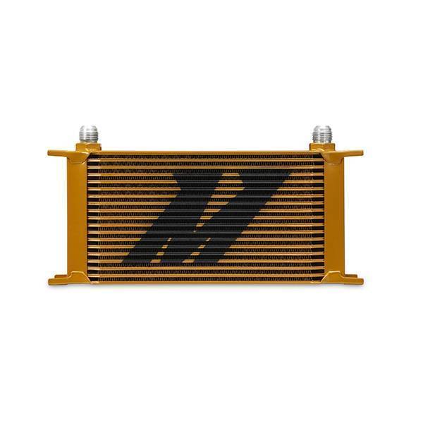 Mishimoto - Mishimoto Universal 19 Row Oil Cooler, Gold - MMOC-19G