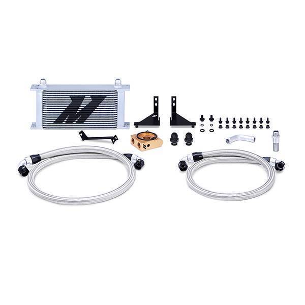 Mishimoto - Mishimoto Ford Fiesta ST Oil Cooler Kit, 2014-2019 Silver Thermostatic - MMOC-FIST-14T