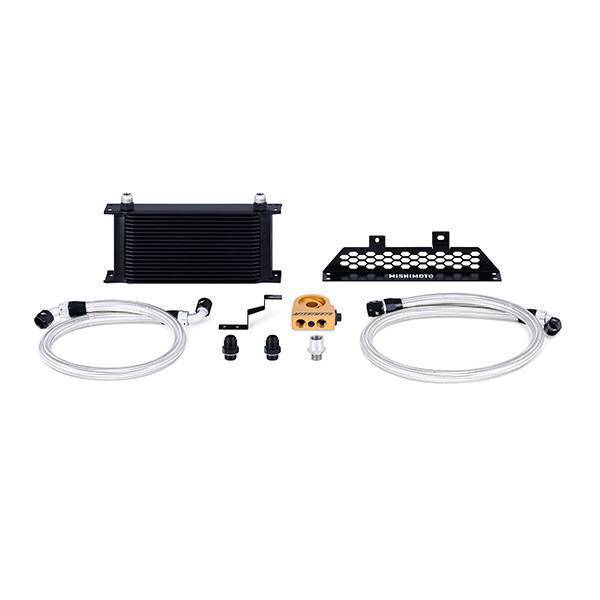 Mishimoto - Mishimoto Ford Focus ST Oil Cooler Kit, 2013-2018 Black Thermostatic - MMOC-FOST-13TBK