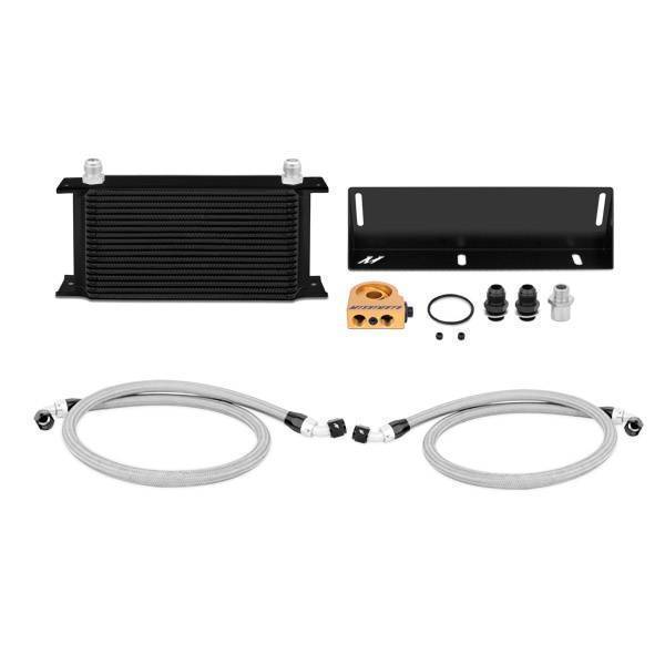 Mishimoto - Mishimoto Ford Mustang 5.0L Thermostatic Oil Cooler Kit, Black - MMOC-MUS-79TBK