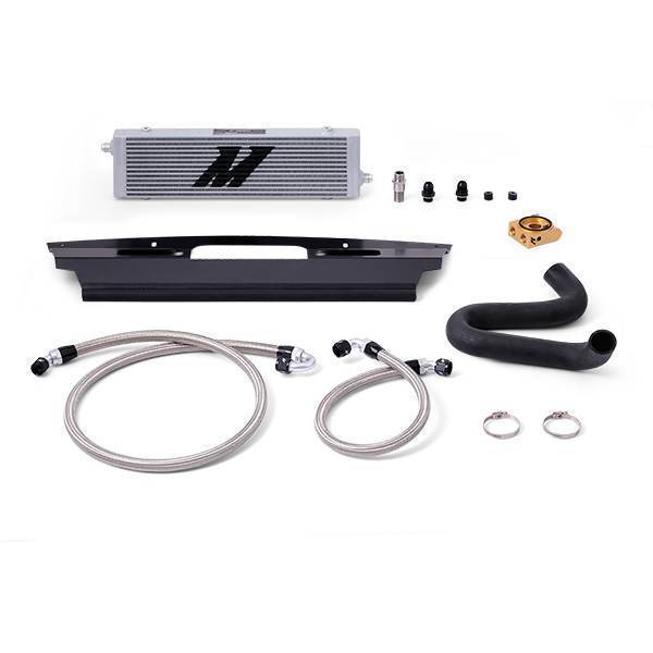 Mishimoto - Mishimoto Ford Mustang GT Silver Oil Cooler Kit, 2015-2017 - MMOC-MUS8-15T