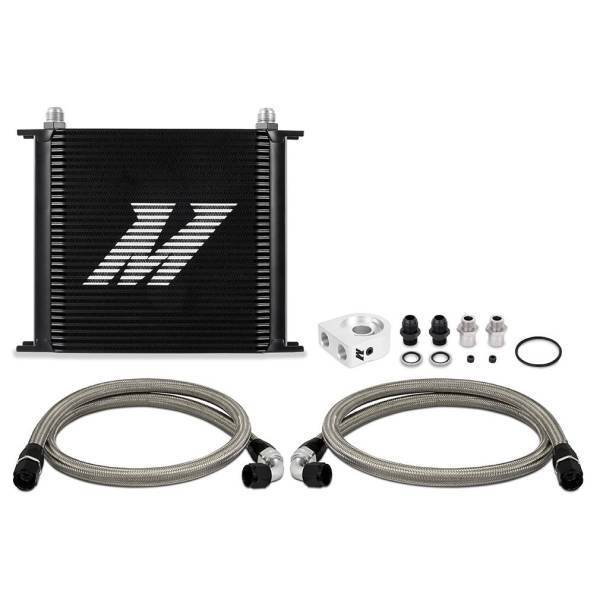 Mishimoto - Mishimoto Universal Oil Cooler Kit, 34-Row - MMOC-U34BK