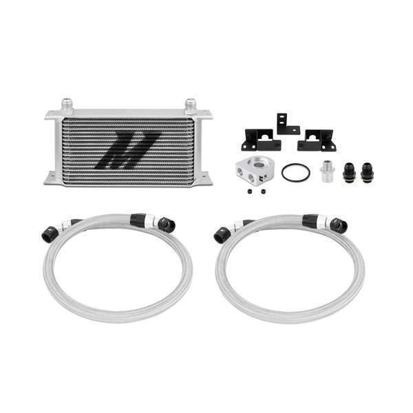 Mishimoto - Mishimoto Jeep Wrangler JK Oil Cooler Kit, 2007-2011 - MMOC-WRA-07