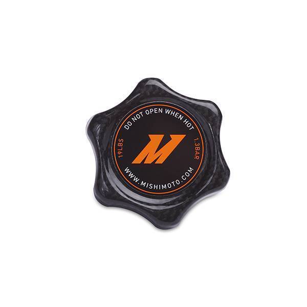 Mishimoto - Mishimoto Carbon Fiber 1.3 Bar Radiator Cap, Small - MMRC-13-SMCF