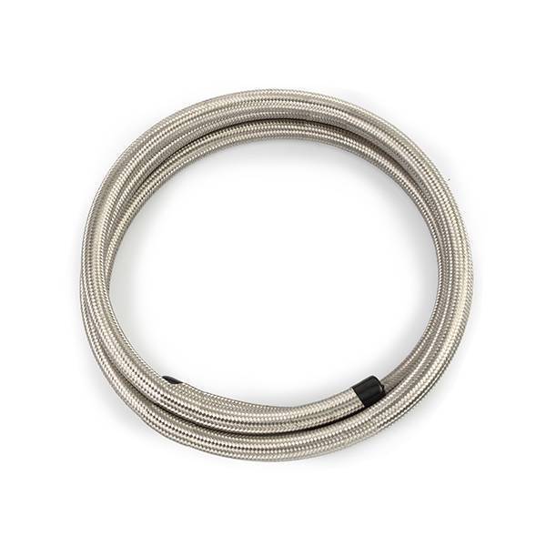 Mishimoto - Mishimoto -4AN Braided Line, Stainless Steel - 10ft - MMSBH-04120-CS