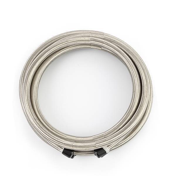 Mishimoto - Mishimoto -4AN Braided Line, Stainless Steel - 15ft - MMSBH-04180-CS