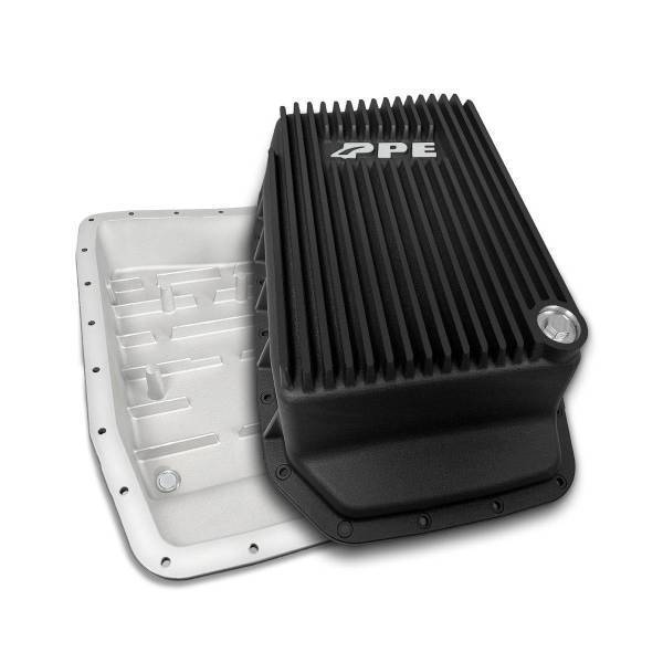 PPE Diesel - PPE Diesel Ford 6R80 Deep Transmission Pan 2015-2017 Ford F-150 Black - 328051120