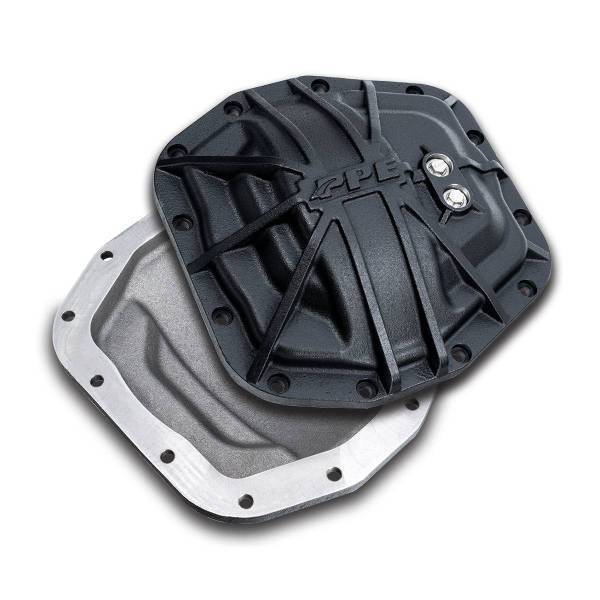 PPE Diesel - PPE Diesel 2018-2023 Jeep JL/JT Dana-M210 Heavy-Duty Nodular Iron Front Differential Cover Black - 238043320