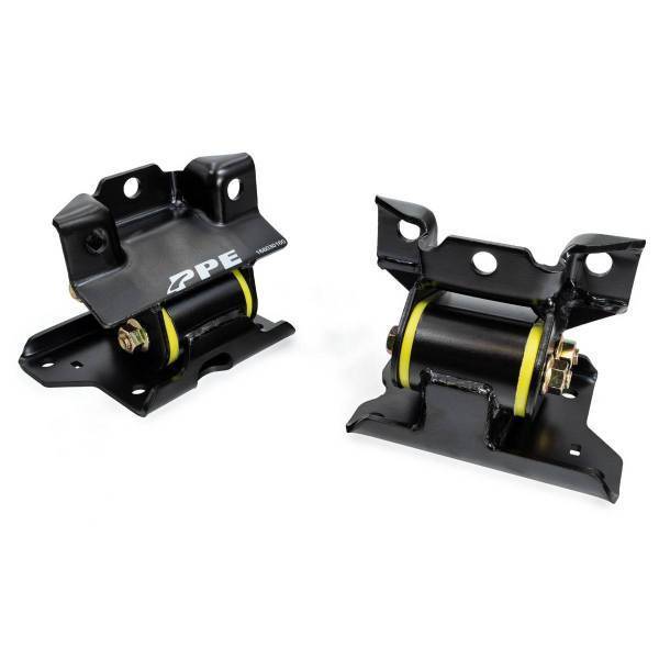 PPE Diesel - PPE Diesel 2001-2010 GM 6.6L Duramax Engine Mount Kit 60 Hardness Yellow - 168030160