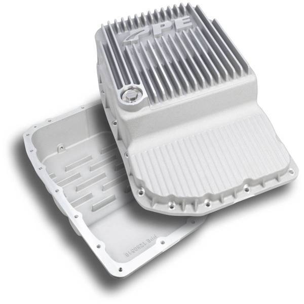 PPE Diesel - PPE Diesel 2007-2020 GM w/ 6L80 Heavy-Duty Cast Aluminum Transmission Pan Raw - 128051600