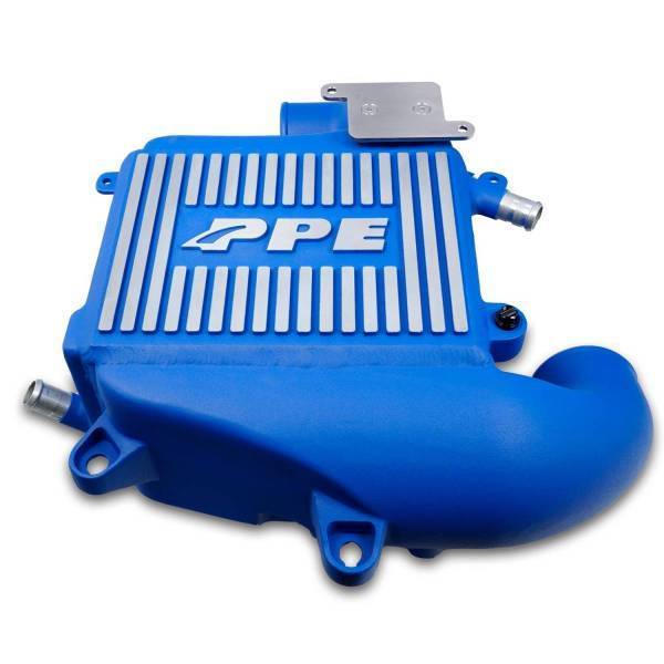 PPE Diesel - PPE Diesel 2020-2023 GM 3.0L Duramax LM2, LZO Air-To-Water Intercooler Kit Blue - 115030022