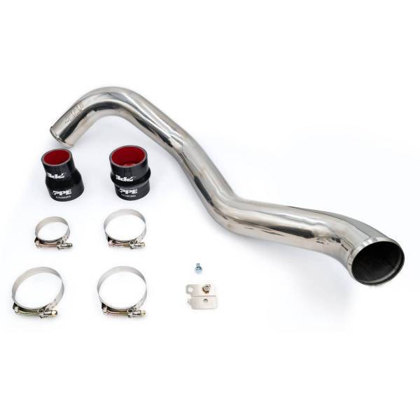 PPE Diesel - PPE Diesel 2004-2010 GM 6.6L Duramax Hot Side Intercooler Charge Pipe 3.0 Inch Stainless Steel Raw - 115022000