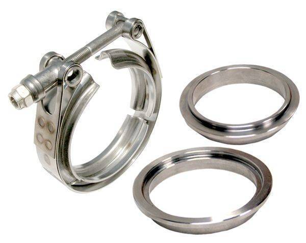 PPE Diesel - PPE Diesel 3.5 Inch V Band Clamp Stainless Steel 3 Piece Set 1C 1M 1F - 517335003