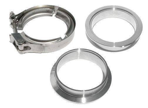 PPE Diesel - PPE Diesel 2.25 Inch QR Aluminum V-Band 3 Pc Set 1C 1M 1F - 517222503