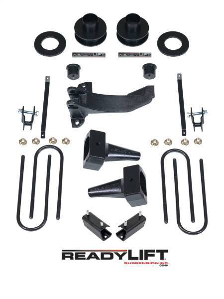 ReadyLift - ReadyLift SST® Lift Kit 2.5 in. Front For 1 Pc. Drive Shaft 5 in. Rear Tapered Blocks - 69-2527