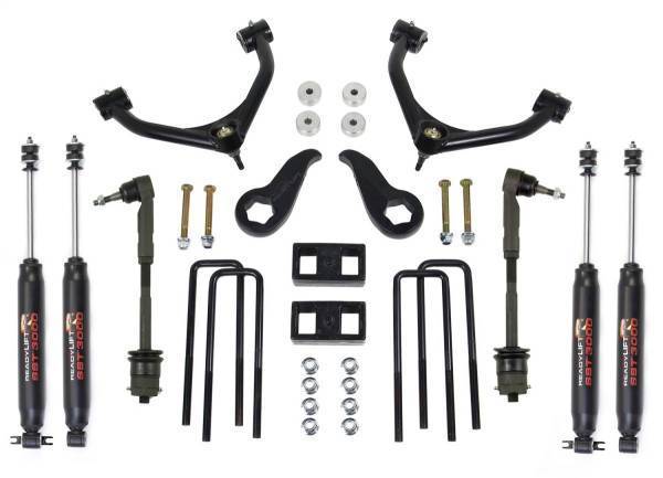 Ready Lift - ReadyLift SST® Lift Kit w/Shocks 4 in. Front/1 in. Rear Lift w/Tubular Upper Control Arms Incl. SST3000 Shocks - 69-3511