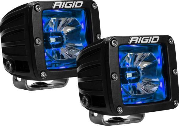 Rigid Industries - Rigid Industries RIGID Radiance Pod With Blue Backlight Surface Mount Black Housing Pair - 20201