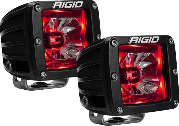 Rigid Industries - Rigid Industries RIGID Radiance Pod With Red Backlight Surface Mount Black Housing Pair - 20202