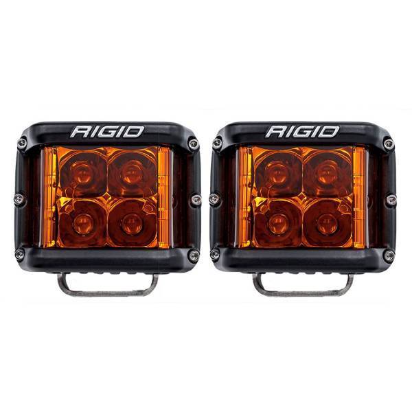 Rigid Industries - Rigid Industries D-SS Spot with Amber PRO Lens Pair - 262214