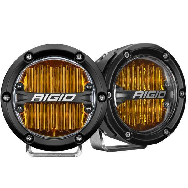 Rigid Industries - Rigid Industries 360-Series PRO SAE Fog Yellow Pair - 36121