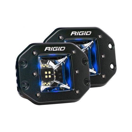 Rigid Industries - Rigid Industries RADIANCE SCENE BLUE BACKLIGHT FLUSH MOUNT PAIR - 68211