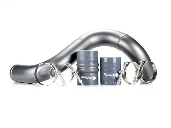 Sinister Diesel - Sinister Diesel 03-07 Ford 6.0L Powerstroke Cold Side Charge Pipe (Gray) - SDG-INTRPIPE-6.0-COLD