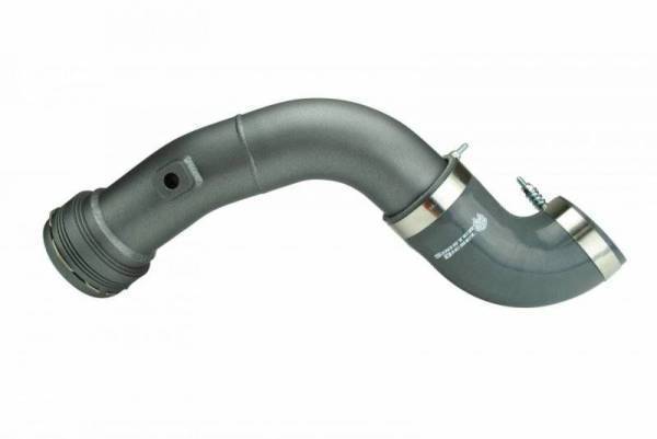 Sinister Diesel - Sinister Diesel 11-16 Ford Powerstroke 6.7L Cold Side Charge Pipe (Grey) - SDG-INTRPIPE-6.7P-COLD-11