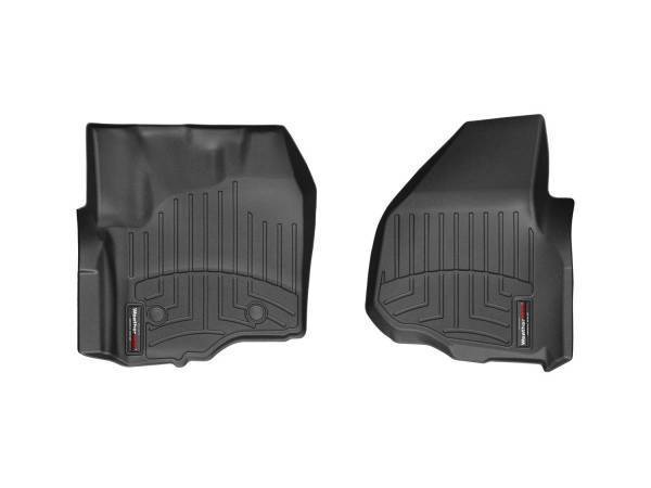 Weathertech - Weathertech FloorLiner™ DigitalFit® Black Front Fits Vehicles w/Footrest In Left Corner Does Not Fit Vehicles w/Manual 4x4 Shifter - 444331