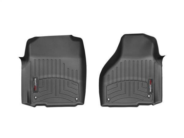 Weathertech - Weathertech FloorLiner™ DigitalFit® Black Front Fits Vehicles w/Retention Hook On The Drivers/Passenger Side - 444651