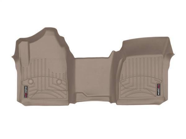 Weathertech - Weathertech FloorLiner™ DigitalFit® Tan Front Over-The-Hump Fits Vehicles w/Non Flow Through Console - 455451