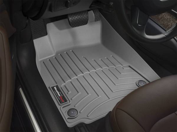 Weathertech - Weathertech FloorLiner™ DigitalFit® Gray Front Over The Hump Does Not Fit Vehicles w/Floor Mounted Shifters or w/Consoles That Join w/Dashboard - 462941