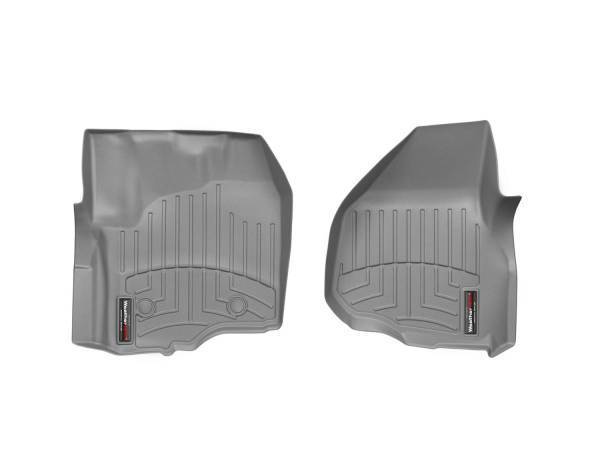 Weathertech - Weathertech FloorLiner™ DigitalFit® Gray Front Fits Vehicles w/Footrest In Left Corner Does Not Fit Vehicles w/Manual 4x4 Shifter - 464331