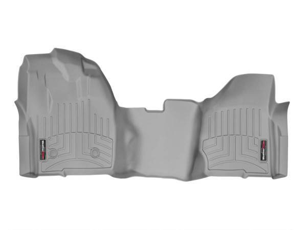 Weathertech - Weathertech FloorLiner™ DigitalFit® Gray Front Over-The-Hump Fits Vehicles w/Raised Forward Left Corner Does Not Fit Vehicles w/Floor-Mounted Shifters - 465811