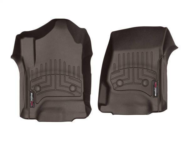 Weathertech - Weathertech FloorLiner™ DigitalFit® Cocoa Front Fits Vehicles w/The Floor-Mounted Shifter Non-Flow Through Conslole - 477221