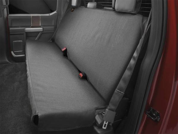 Weathertech - Weathertech Seat Protector Black Bench Seat Width 63.5 in. Depth 20.5 in. Back Height 23 in. - DE2030CH