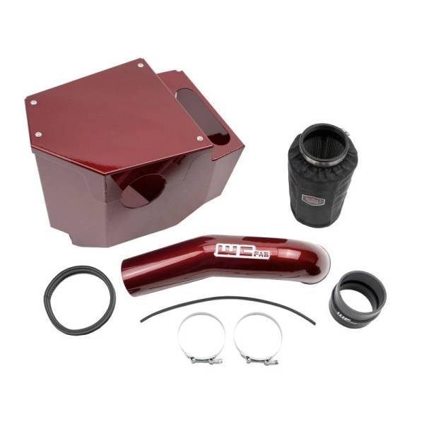 Wehrli Custom Fabrication - Wehrli Custom Fabrication 2020-2024 L5P Duramax 4" Intake Kit with Air Box - WCF100702