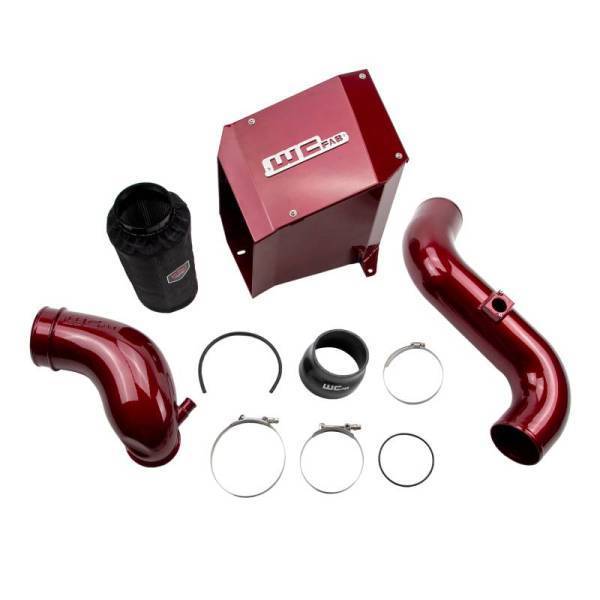 Wehrli Custom Fabrication - Wehrli Custom Fabrication 2006-2007 LBZ Duramax 4" Intake Kit with Air Box Stage 2 - WCF100302